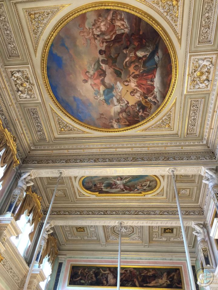 Paintings On The Ceiling Of Hermitage Museum